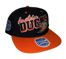 Anaheim Ducks Stadium Series Team Logo Snapback Hat Cap Black