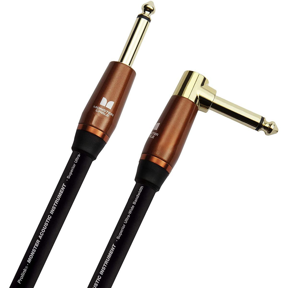 Кабель Monster Cable 12 Кабель Prolink Monster Acoustic Pro, соединенный прямым углом с прямым