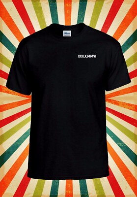 Römische Ziffern T-Shirt Personalisieren Herren Damen Unisex Baseball T-Shirt Oberteil 2760