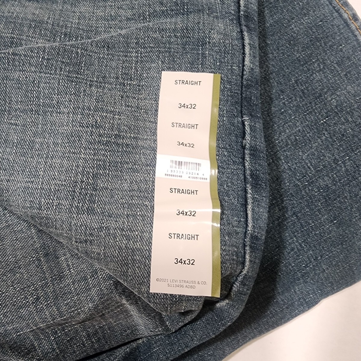 のの Signature By Levi Strauss & Co. Men's Straight Fit Jeans MEDIUM