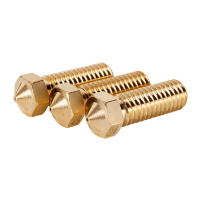 3docity Volcano Style Brass Nozzle for Artillery Sidewinder/Anycubic Vyper & Kob