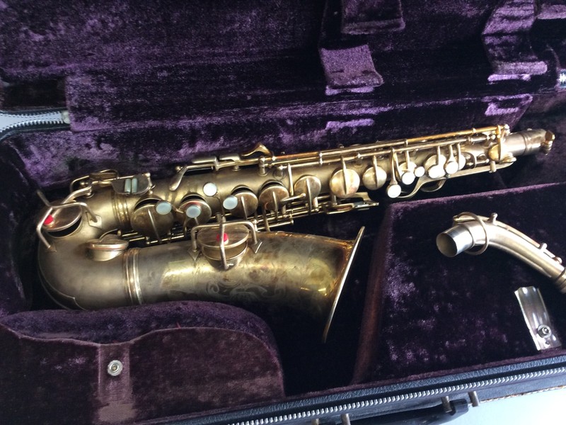 Vintage Gold-Plate Conn Chu Berry Alto Saxophone (1927)