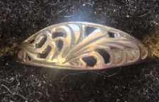 Sterling Silver Filigree Band Fashion Woman's Ring Size 7 or 8 Never Worn