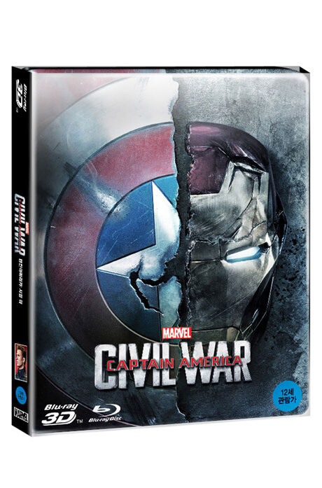 Captain America: Civil War BLU-RAY 2D + 3D Steelbook w/ PET Captain America: Civil War BLU-RAY 2D + 3D Steelbook w/ PET