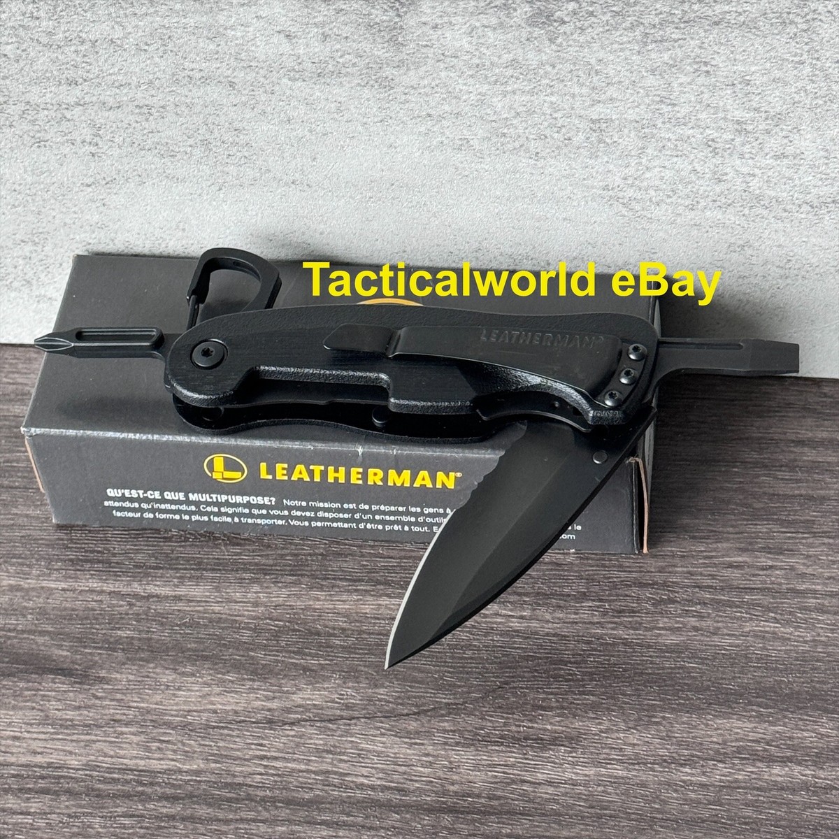 Leatherman Crater C33TX Black knife multi tool w/Phillips & Flat