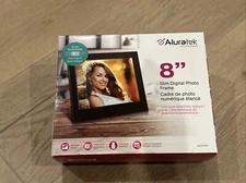Aluratek ASDPF08SF 8 inch LCD Digital Photo Frame - Black