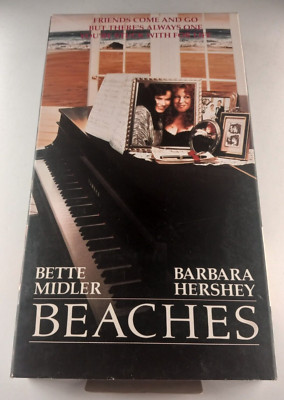 Beaches (VHS) 1988 Bette Midler, Barbara Hershey, John Heard TESTED