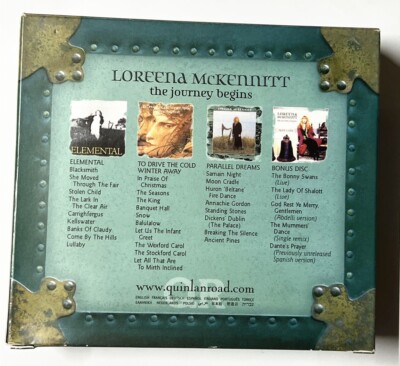 LOREENA MCKENNITT - THE JOURNEY BEGINS. BOX 3 CD + BONUS DISC ( 4