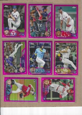 2023 Topps Chrome - Pink Refractors - You Pick - Buy 4 get %40 OFF