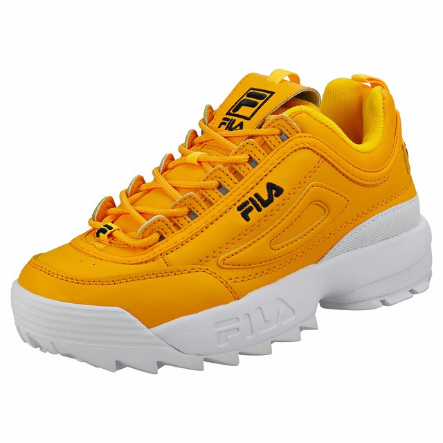 black yellow trainers