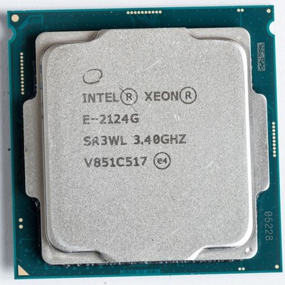 Intel Xeon E-2124G SR3WL LGA1151 3.4GHz Quad Core Processor HD Graphics C256