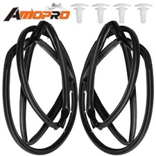 For Jeep Wrangler 97-06 2x Front Driver Passenger Full Door Weatherstrip Seals For Jeep Wrangler 97-06 2x Front Driver Passenger Full Door Weatherstrip Seals
