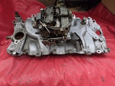 1969 Corvette 427 390hp Intake Manifold Gm 3947801 Carburetor 7029215 Eh