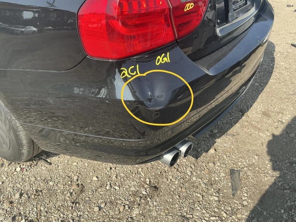 Rear Bumper Sedan Canada Market With Park Assist Fits 09-11 BMW 323i 843553 - Image 2 of 4