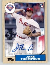 2017 Topps 1987 Topps Autographs Jake Thompson #JT PHI