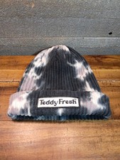 Teddy Fresh Beanie Black Gray White Dye  Styl...
