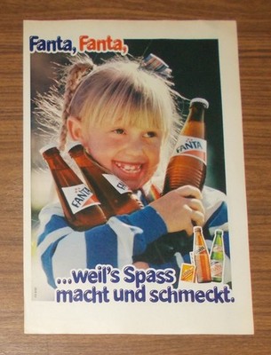 Seltene Werbung FANTA -  Weil's Spass macht und schmeckt #1 1982
