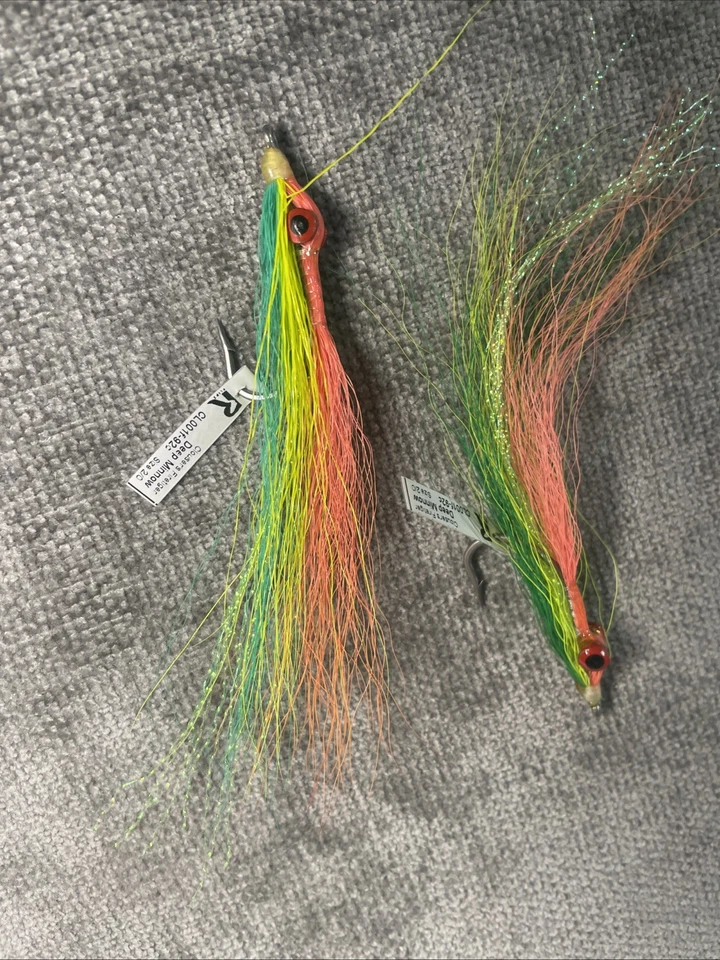 Lote De 7 Moscas De Agua Salada - PESCA CON MOSCA - Umpqua. Rainy’s Cabela’s NUEVO (224) Foto 4 de 4