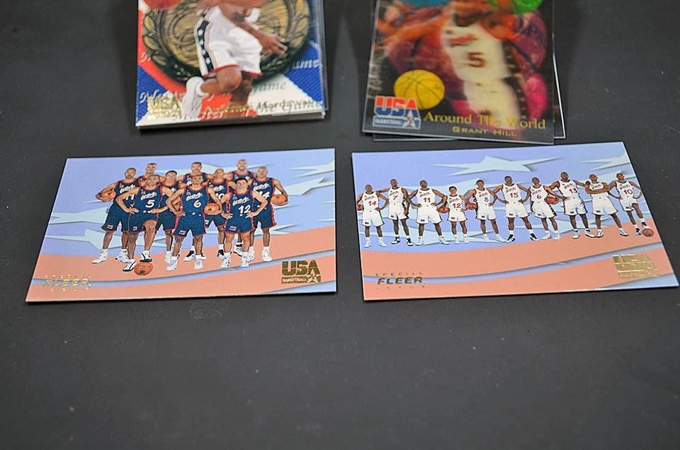 Juego completo de 52 cartas de baloncesto Fleer USA 1996 - EXCELENTE estado Foto 4 de 4
