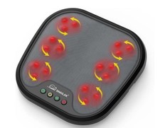 Snailax SL-593 Shiatsu Foot Back Massager with Heat New in Box, 2-in-1