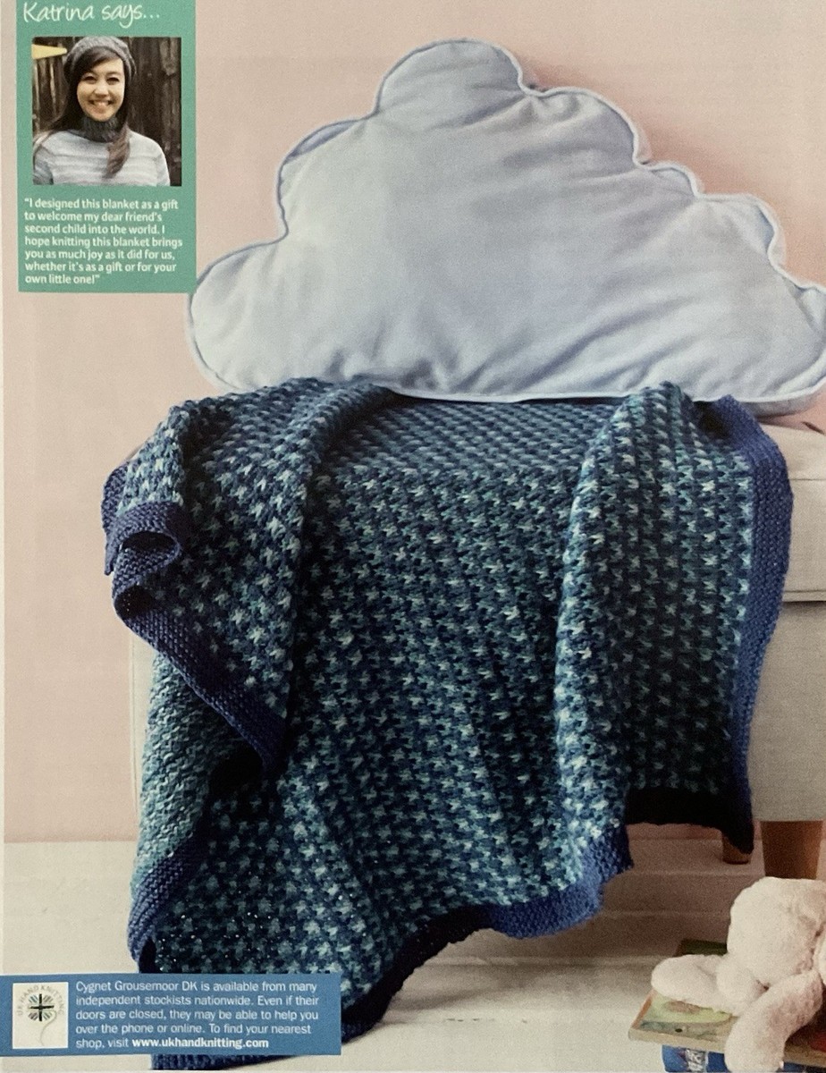 Knitting Pattern Fair Isle Style Throw Blanket UK