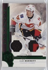 2016-17 Upper Deck Artifacts Emerald Dual Relics 59/75 Sam Bennett #34 0c6