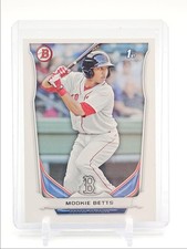 MOOKIE BETTS 2014 BOWMAN 1ST BASEBALL BASE RED SOX #BP109 B Q2301