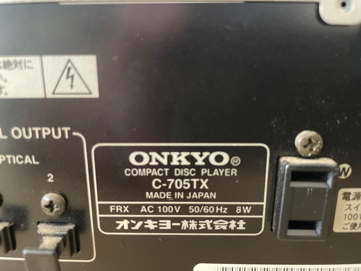 ONKYO C-705TX &MD-105TXディスクプレーヤー 【公式通販】