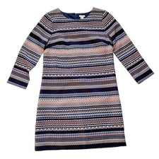 J. Crew Factory Dress Geometric Straight Line Gallery Dress Size 00