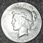 1923-S XF Peace Silver Dollar,  25C Combined Shipping