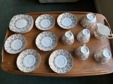 Colclough bone china tea set Gold pattern