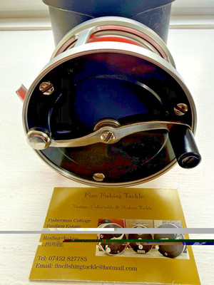 RHW Murray Stewart 400M Salmon Fly Reel with Backing & Block Leather Case