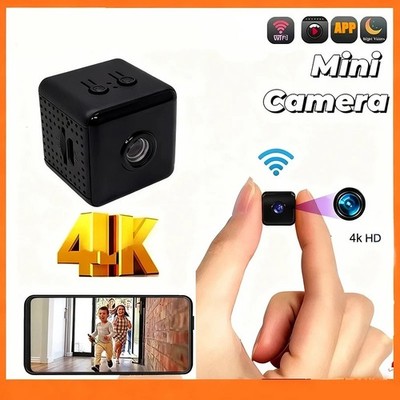 Mini versteckte Kameras für Heimsicherheit 4K HD Weitwinkel Wireless WiFi