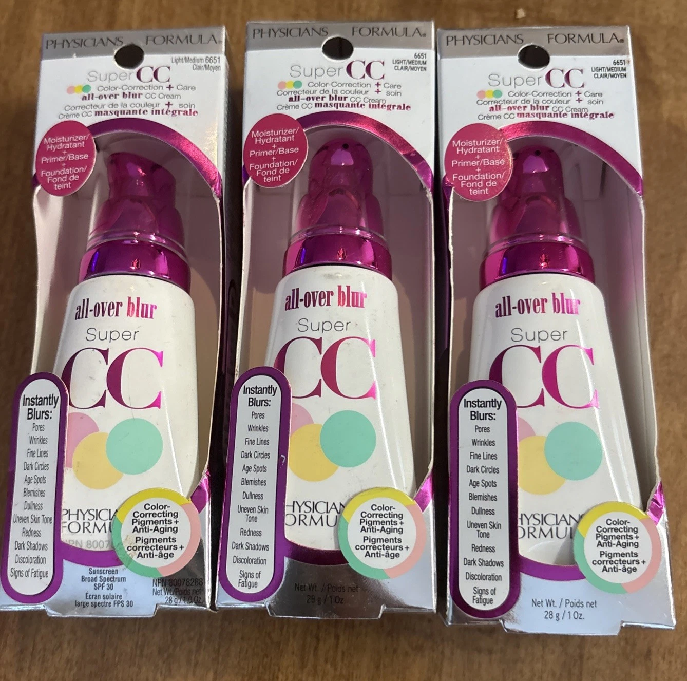 Physicians Formula Super CC Cream All Over Blur #6651 Light 2023