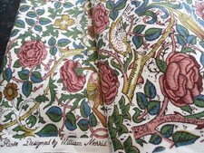 REDUCED 9.2 metre x 127 cm ROSE Vintage Fabric by Sanderson for William Morris