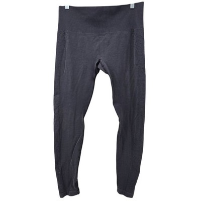 ICEBREAKER Cool-Lite Legging Baselayer Womens Large Gray Wool Blend Performance