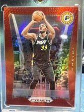 2023-24 Panini Prizm Deca #270 Myles Turner Prizms Red #/199