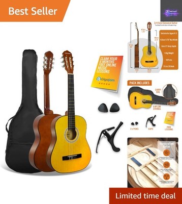 Nylonsaiten-Akustikgitarre für Kinder - 3/4 Größe mit Online-Unterricht enthalten