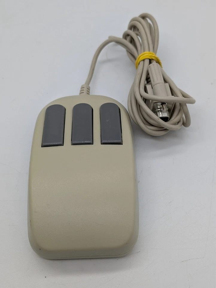 Serielle Maus RS232 D-SUB 9POL Kugelmaus 3 Tasten Button VINTAGE HWI-A2-MT30M - Bild 3 von 4