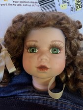Porcelain doll Head No More Information On It Please see Photos Ebrb