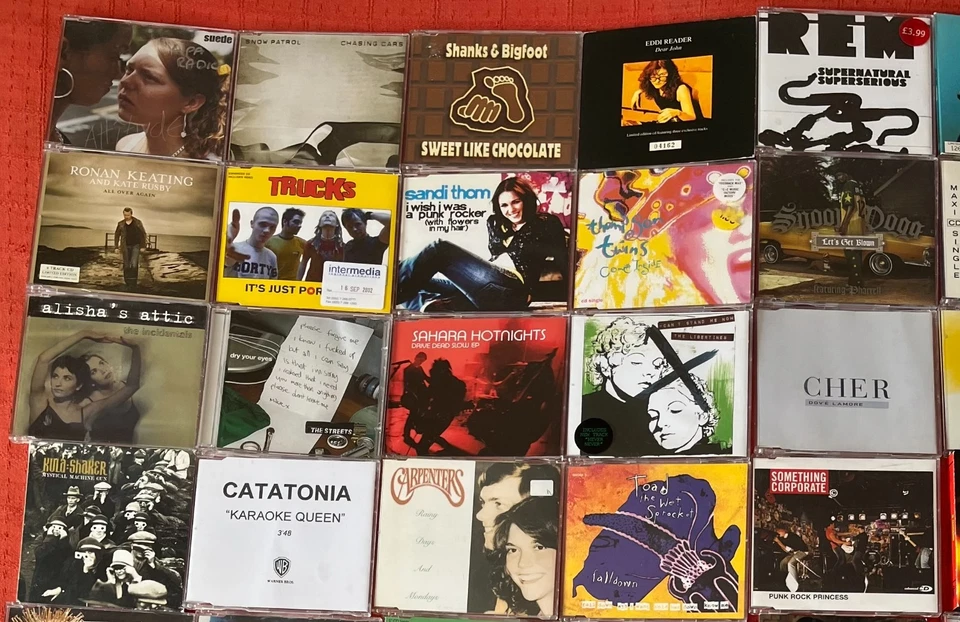 75 ROCK & POP CD SINGLES (COLLECTION/JOB LOT) Foto 2 de 4