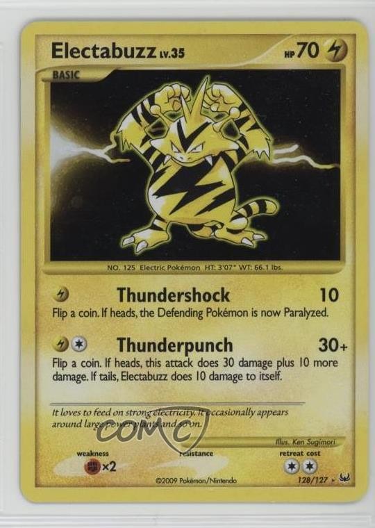 Secret - Electabuzz Pokémon Platinum #128 2009