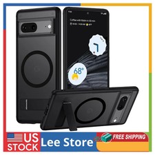 Magnetic Case for Google Pixel 7 Slim Shockproof Cover with Kickstand MagSafe