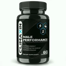 Climaxin Male Performance, Premium Energy & Stamina Support for Men 60ct
