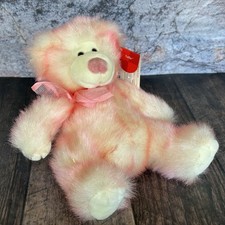 Vintage Russ Berrie Pink TAFFIE Teddy Bear Stuffed Animal Plush 8"