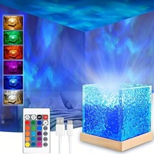 Atmospheric Calming Luminous Soothing Tranquil Aurora Water Ripple Ambient Light