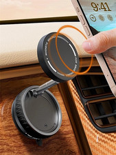 360 Adjustable Magnetic Vacuum Suction Cup Car Phone Holder Mount For MagSafe