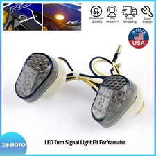 Flush Mount LED Turn Signal Light Blinker Fit For Yamaha YZF R1 R3 R6 R7 R25