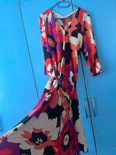 Marc Cain N4 Damen A-Linien Midikleid Blumenm...
