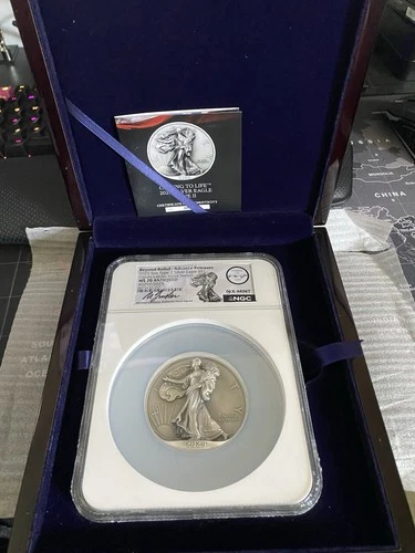 2025 X-MINT Coming To Life 5 Oz SILVER EAGLE  NGC MS70 Antiqued AR -